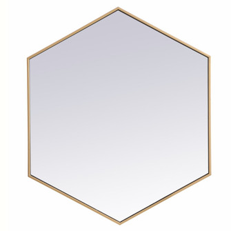 Decker Mirror in Brass (173|MR4538BR)