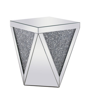 Modern End Table in clear mirror (173|MF92008)