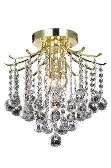 Amelia Three Light Flush Mount in Gold (173|LD8200F12G)