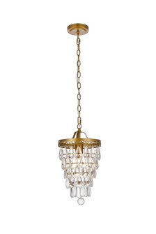 Reese One Light Pendant in brass (173|LD714D9BR)