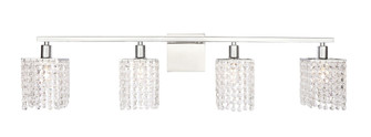 Phineas Four Light Wall Sconce in Chrome and Clear Crystals (173|LD7013C)