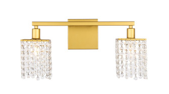Phineas Two Light Wall Sconce in Brass (173|LD7008BR)