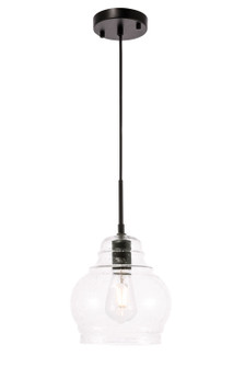 Pierce One Light Pendant in Black (173|LD6198BK)