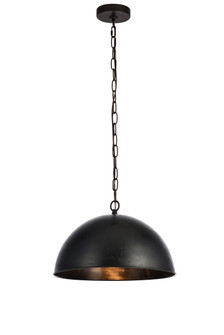 Merce One Light Pendant in Vintage Black (173|LD6013D15BK)