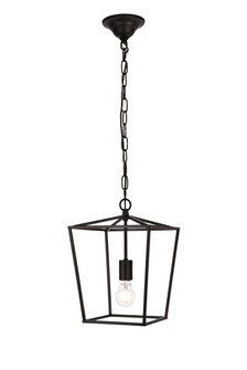 Maddox One Light Pendant in Black (173|LD6008D9BK)