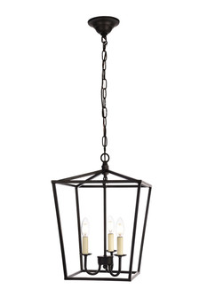 Maddox Three Light Pendant in Black (173|LD6008D12BK)