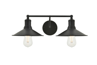 Etude Two Light Wall Sconce in black (173|LD4033W21BK)