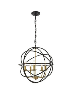 Octavia Five Light Pendant in brass (173|LD4006D20BRD)