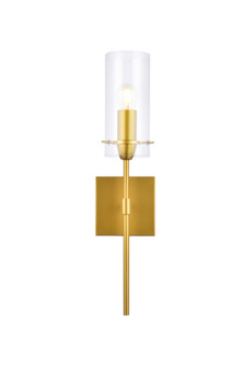Elsreth One Light Wall Sconce in Brass and Clear (173|LD2361BR)
