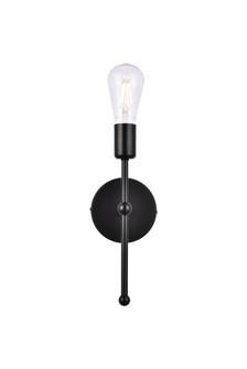 Keely One Light Wall Sconce in Black (173|LD2356BK)