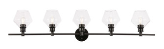 Gene Five Light Wall Sconce in Black (173|LD2324BK)