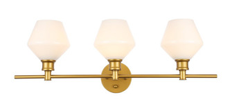 Gene Three Light Wall Sconce in Brass (173|LD2317BR)