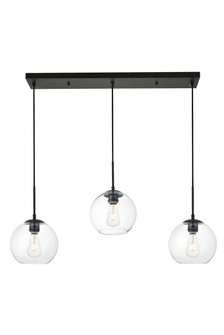 BAXTER Three Light Pendant in Black (173|LD2236BK)