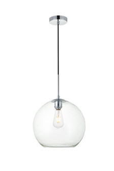 BAXTER One Light Pendant in Chrome and Clear (173|LD2224C)