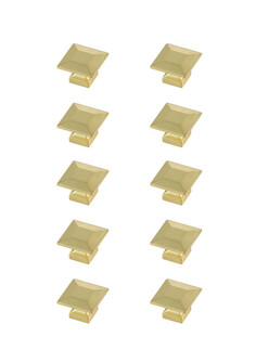 Cecil Knob Multipack (Set of 10) in Brushed Gold (173|KB2025GD10PK)