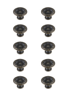 Corio Knob Multipack (Set of 10) in Antique Bronze (173|KB2010AB10PK)