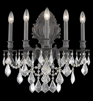 Monarch Five Light Wall Sconce in Dark Bronze (173|9605W21DBRC)