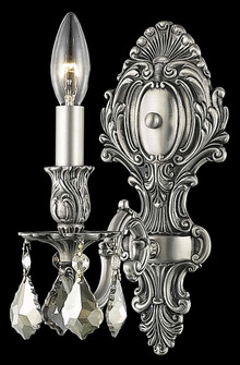 Monarch One Light Wall Sconce in Pewter (173|9601W5PWGTRC)