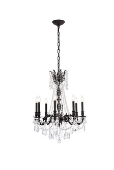 Rosalia Eight Light Chandelier in Dark Bronze (173|9208D24DBGTRC)