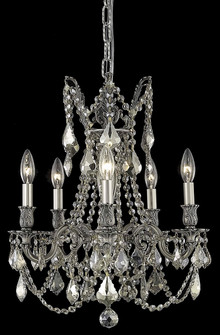 Rosalia Five Light Pendant in Pewter (173|9205D18PWGTRC)