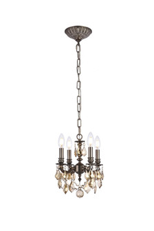 Lillie Four Light Pendant in Pewter (173|9104D10PWGTRC)