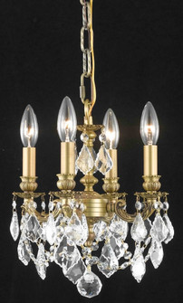 Lillie Four Light Pendant in French Gold (173|9104D10FGRC)