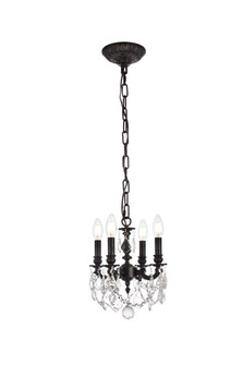 Lillie Four Light Pendant in Dark Bronze (173|9104D10DBRC)