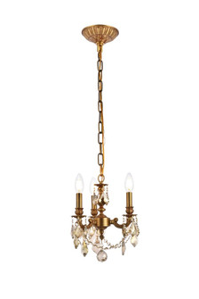 Lillie Three Light Pendant in French Gold (173|9103D10FGGTRC)