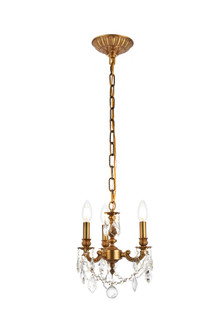 Lillie Three Light Pendant in French Gold (173|9103D10FGRC)