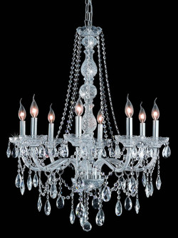 Verona Eight Light Chandelier in Chrome (173|7958D28CRC)