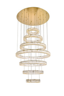 Monroe LED Chandelier in Gold (173|3503G7LG)