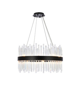 Dallas 16 Light Pendant in black (173|3000D25BK)