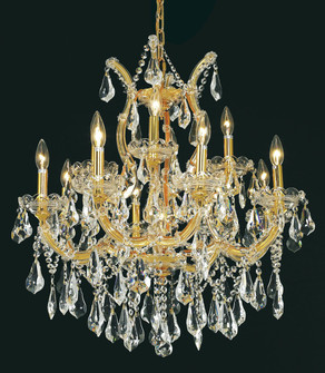Maria Theresa 13 Light Chandelier in Gold (173|2801D27GRC)