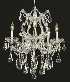 Maria Theresa Six Light Chandelier in Chrome (173|2801D20CRC)