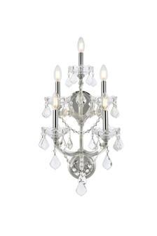 Maria Theresa Five Light Wall Sconce in Chrome (173|2800W5CRC)