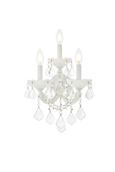 Maria Theresa Three Light Wall Sconce in white (173|2800W3WHRC)