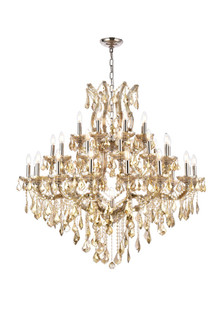 Maria Theresa 37 Light Chandelier in Golden Teak (173|2800G44GTGTRC)