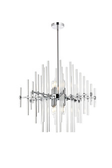 Sienna Eight Light Pendant in chrome (173|2502D27C)