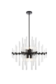 Sienna Eight Light Pendant in black (173|2502D27BK)
