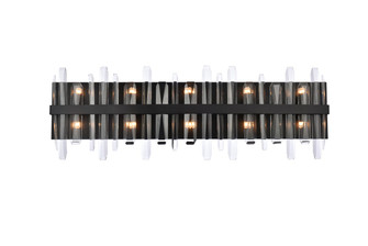 Serena Ten Light Bath Sconce in black (173|2200W36BK)