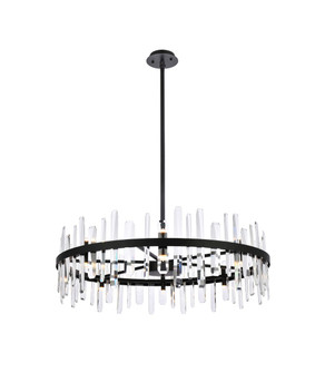 Serena 16 Light Chandelier in black (173|2200D36BK)