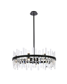 Serena 16 Light Chandelier in black (173|2200D32BK)
