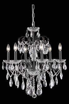 St. Francis Six Light Chandelier in Dark Bronze (173|2016D24DBRC)