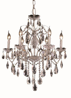 St. Francis Six Light Chandelier in Chrome (173|2016D24CRC)