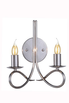 Lyndon Two Light Wall Sconce in Polished Nickel (173|1452W9PN) Lyndon Two Light Wall Sconce in Polished Nickel (173|1452W9PN)