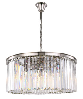 Sydney Eight Light Chandelier in Polished Nickel (173|1238D31PNRC)