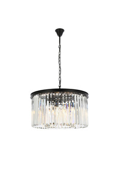 Sydney Eight Light Chandelier in Matte Black (173|1238D26MBRC)