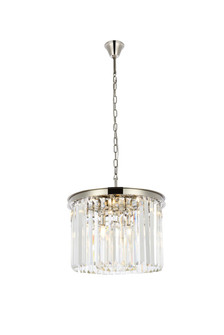 Sydney Six Light Pendant in Polished nickel (173|1238D20PNRC)