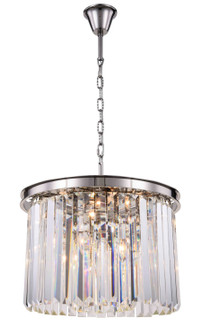 Sydney Six Light Pendant in Polished Nickel (173|1238D20PNRC)