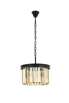Sydney Three Light Pendant in Matte Black (173|1238D16MBGTRC)